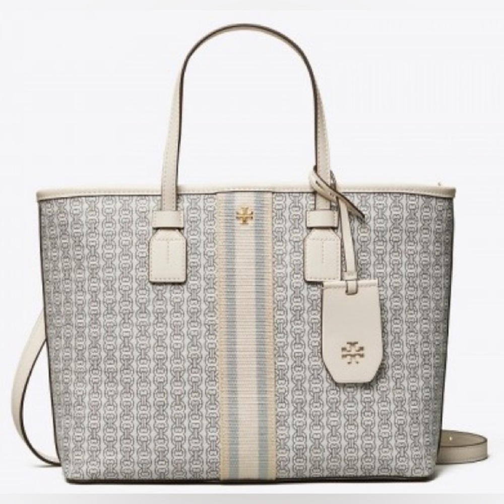 Tory Burch Gemini Link New Ivory Tote